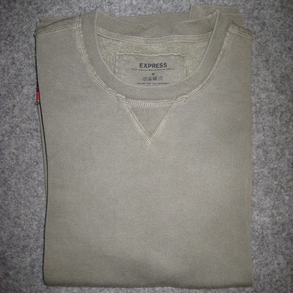 Express Pigment Dyed Crew Pullover Sweatshirt - image 8